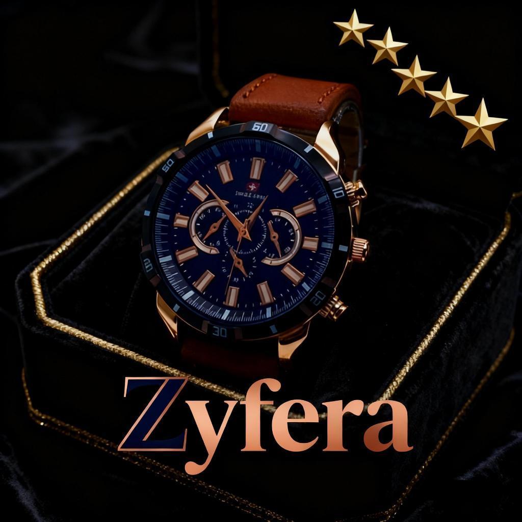 Jam Tangan Pria Business – Fashion Bulat Tali Kulit Kanvas Elegan