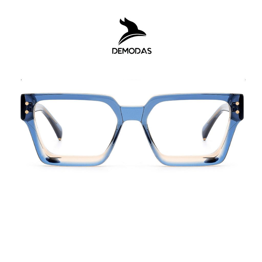 DEMODAS LM-6610 Kacamata Kotak Lensa Photocromic Bluecromic Antiradiasi Blueray Minus Normal