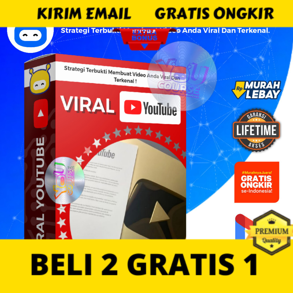 VIRAL YOUTUBE - Strategi Terbukti Membuat Video Anda Viral Dan Terkenal