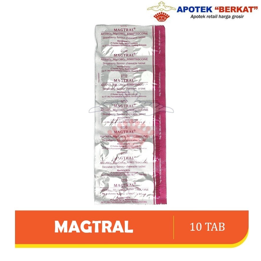 [OBAT MAAG TABLET] Magtral Tablet Isi 10 Obat Maag Asam Lambung
