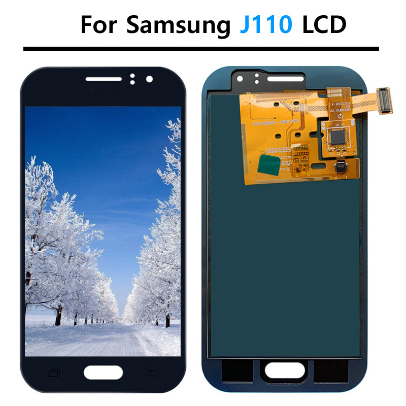 SUPER AMOLED For Samsung Galaxy J1 Ace J110 LCD Display Touch Screen Digitizer Assembly J110M J110L 