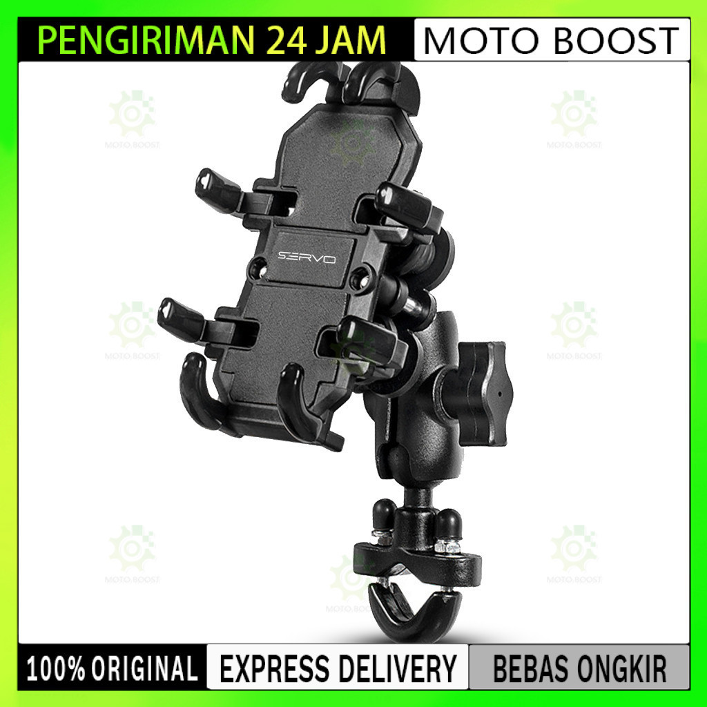 Servo Road - Phone Holder Servo RH-F0108 Holder HP Motor Dudukan Handphone Universal Holder Stang Mo