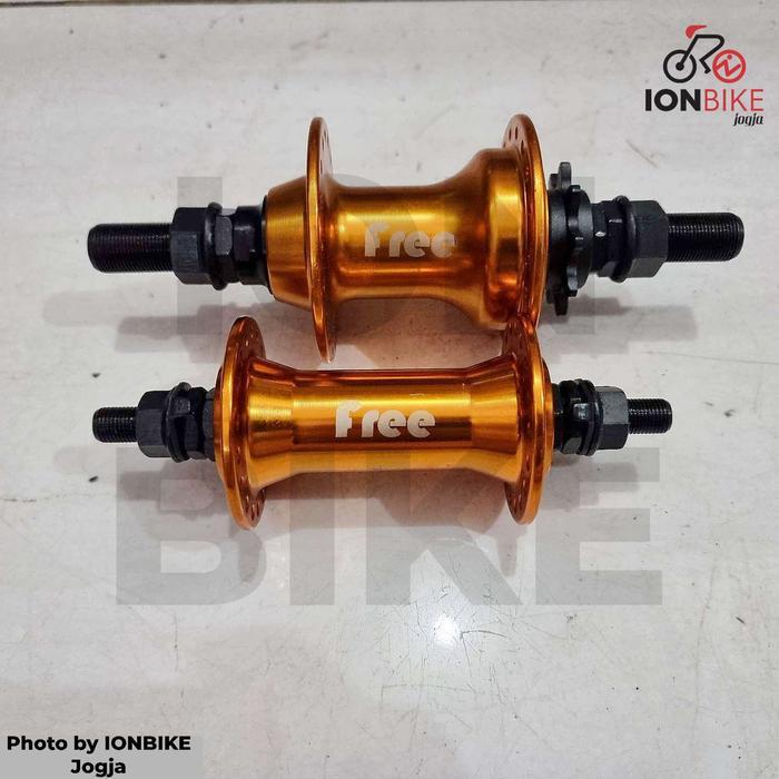 Hub Freehub BMX United Free 9T Alloy Free Hub Sepeda 9 T Bearing - Gold