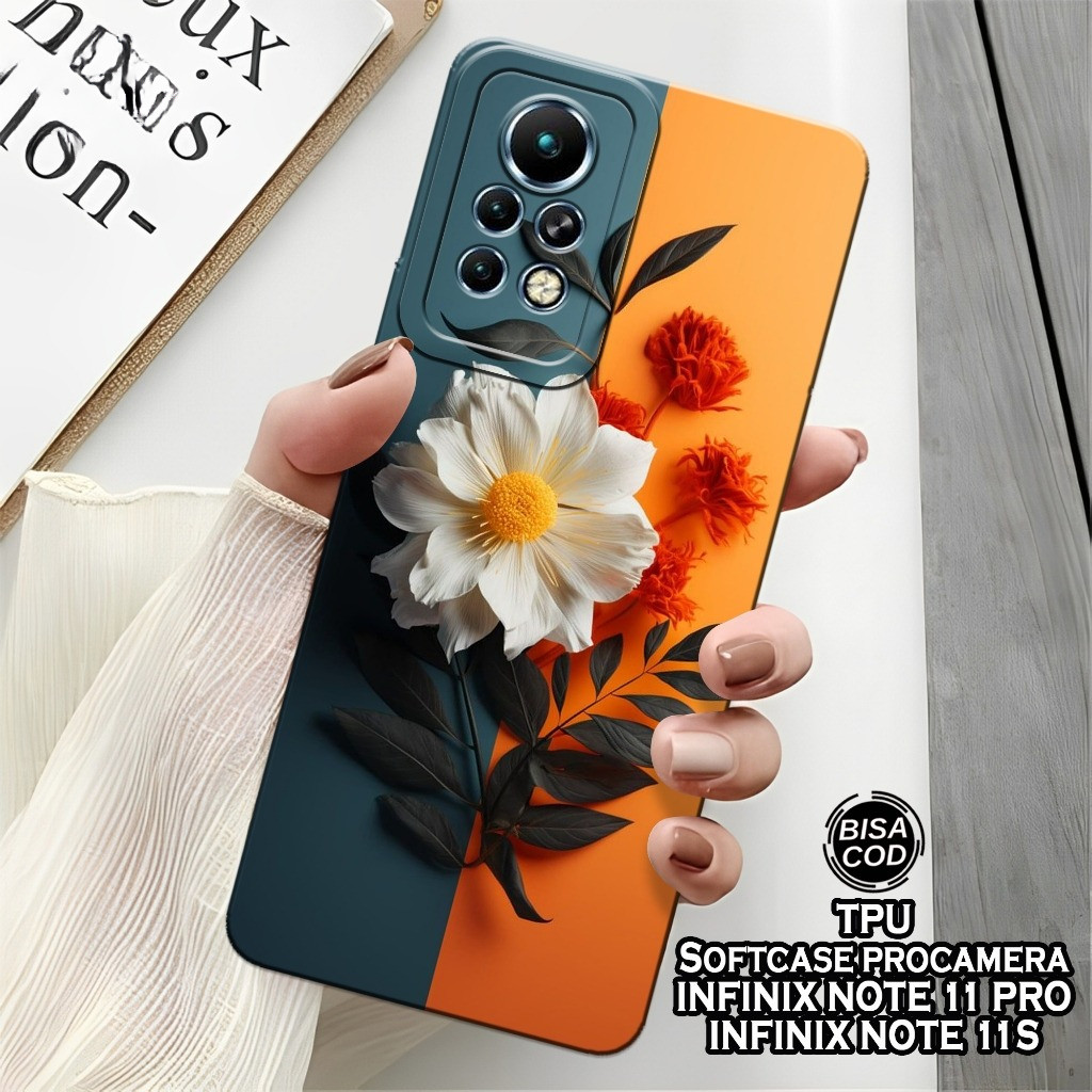 Softcase Infinix Note 11 Pro - Infinix Note 11s Terbaru Silikon Lentur Pelindung Kamera Hp Fashion C