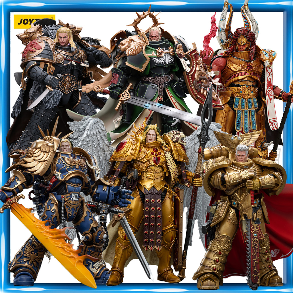 []JOYTOY Warhammer40K 1/18 Action Figure Ultramarines Primarch Guilliman Rogal Dorn Magnus Lion Anim