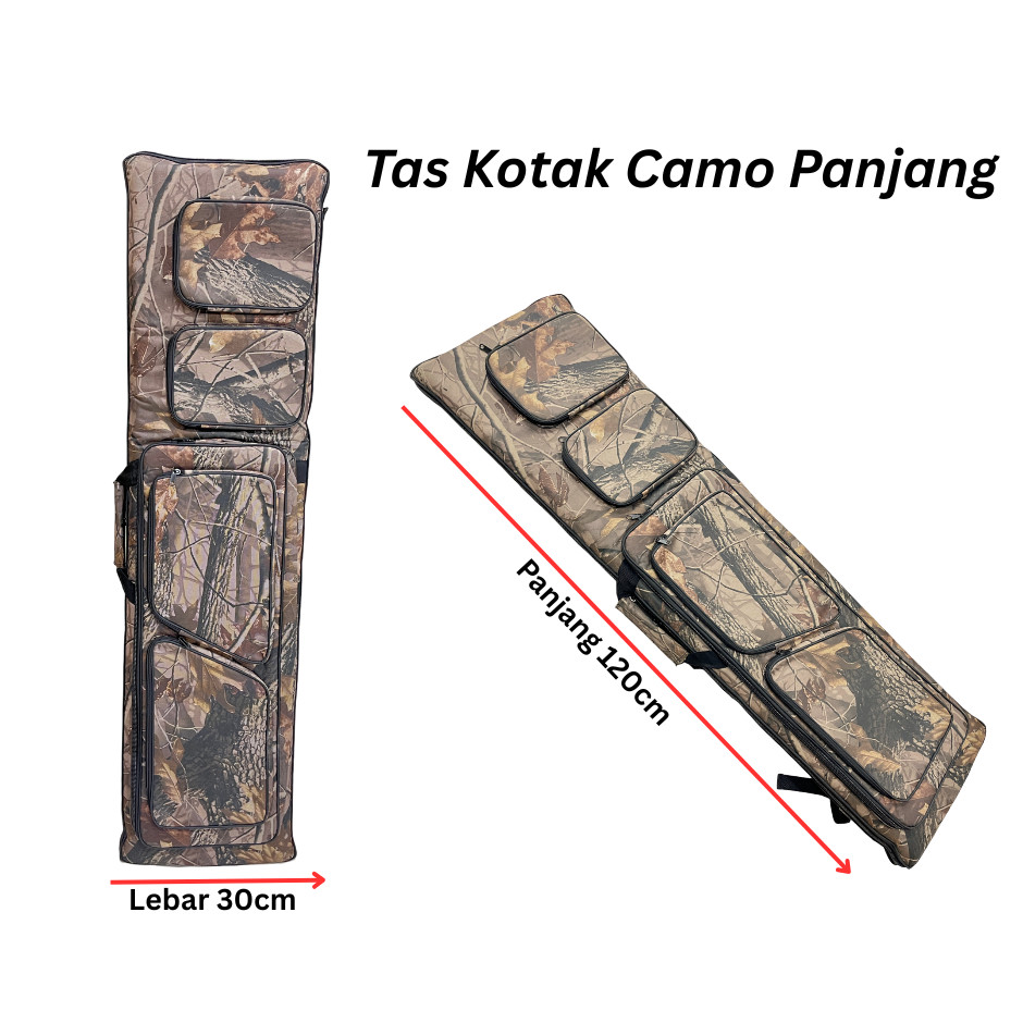 Tas Kotak Motif Camo Panjang