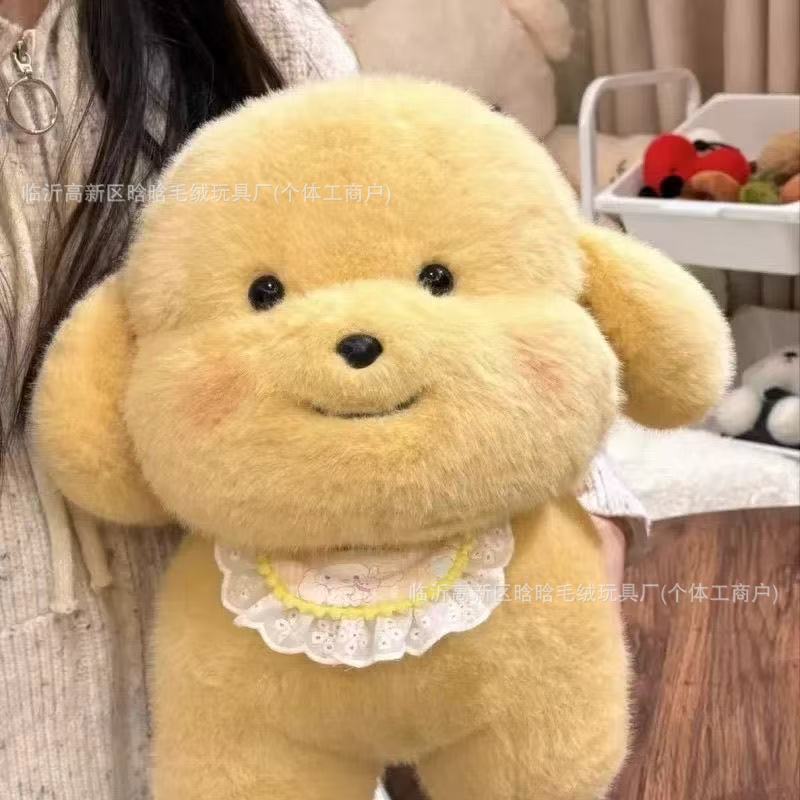 Boneka Bib Lucu Baru Anjing Golden Retriever Kecil