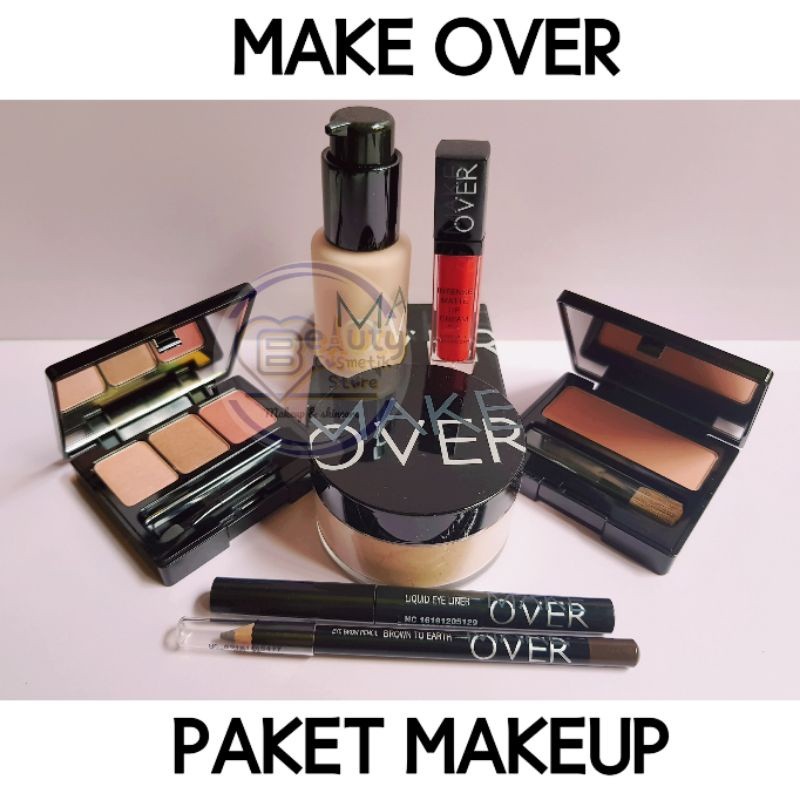 Make Over Paket Makeup Paket Make up Hantaran Seserahan Nikahan 7 Item Original Make Over kosmetik L