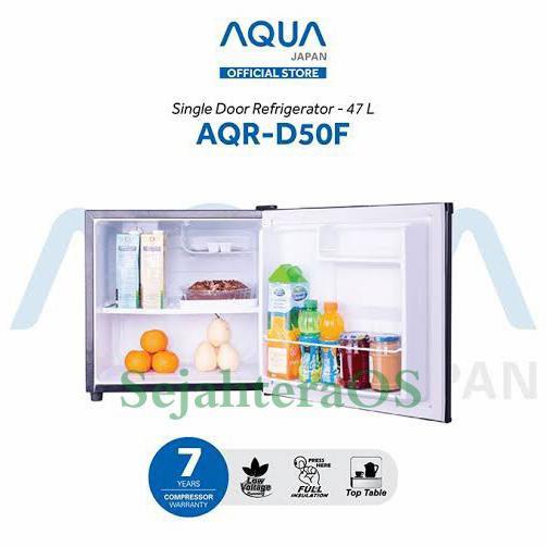 Kulkas Porrtable Mini Bar Meja AQUA : AQR-D50F