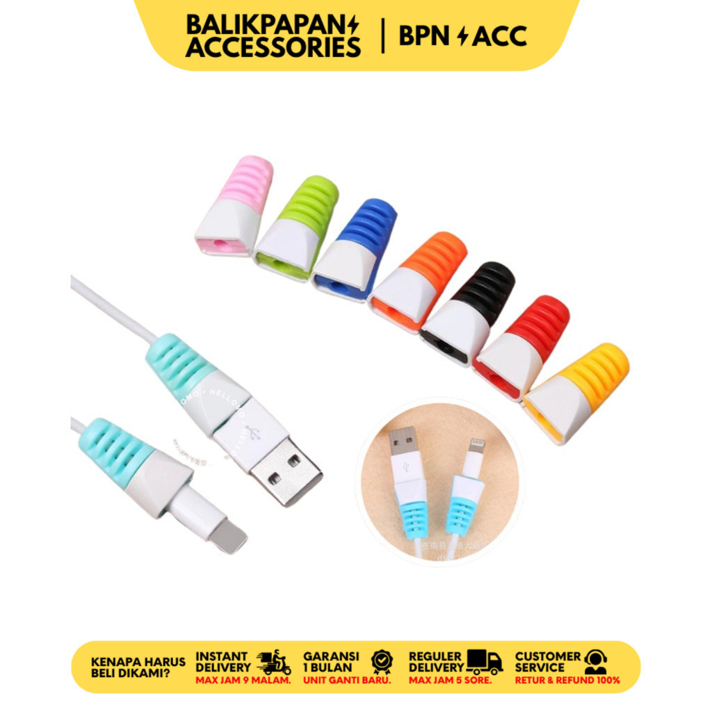 Cable Protector Pelindung Kabel Data iPhone - BALIKPAPAN ACC