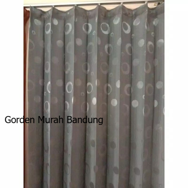 Promo Gorden plisket polkadot Gorden cantolan kawat s