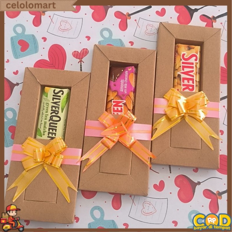 READY hampers coklat box / coklat valentine / coklat silverqueen / cadburry / delfy / coklat mini bo