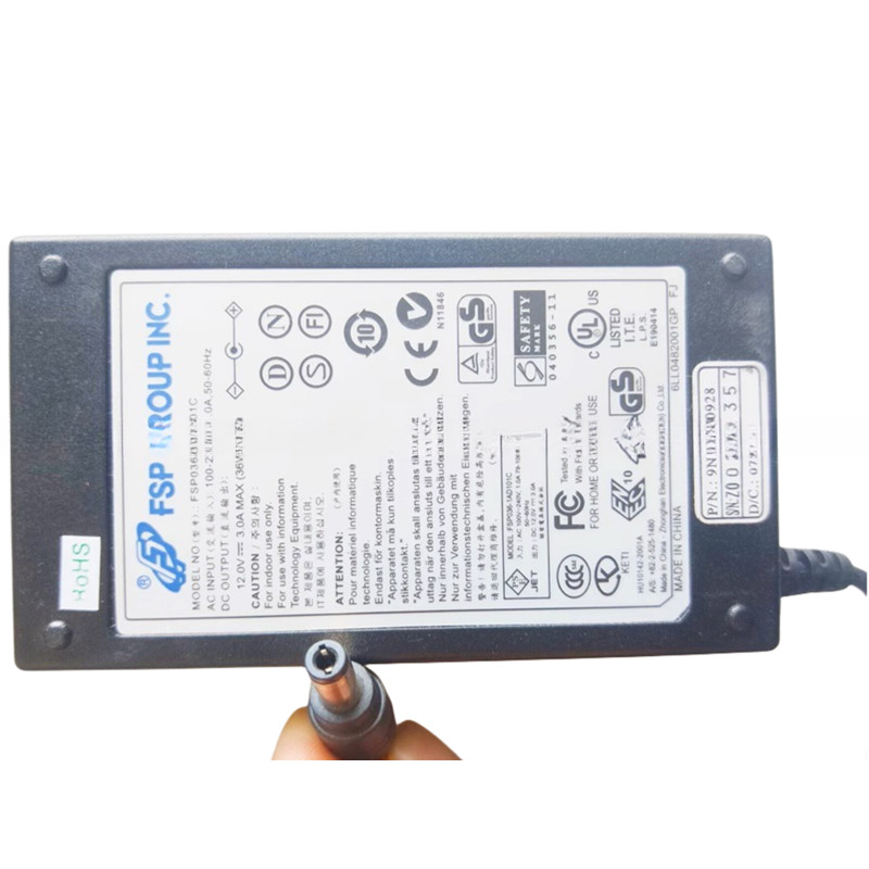 Genuine FSP FSP036DHAN3 12V 3A 55*25mm AC Adapter Charger 36W Power Supply FSP036RHAN FSP036RHAN2 FS