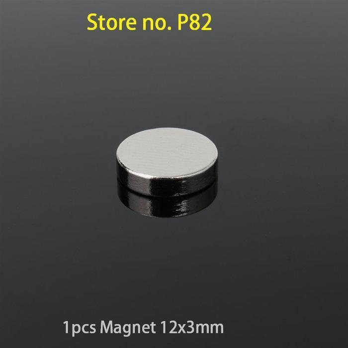 Magnet bulat 12mm 12X3MM disc neodymium putih Kuat N35 DIY Kulkas