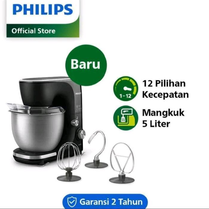 PHILIPS MIXER HR7922/90 kapasitas 5Liter Mixer Kichen Machine HR7922/90 STAND MIXER KITCHEN PHILIPS 