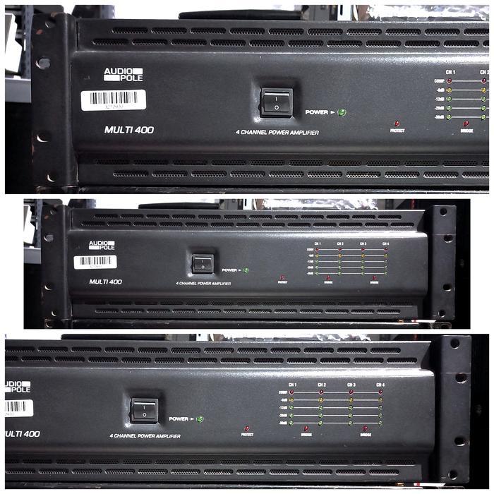 Audio Pole Multi 400 Power Amplifier Sound System Impor Bekas
