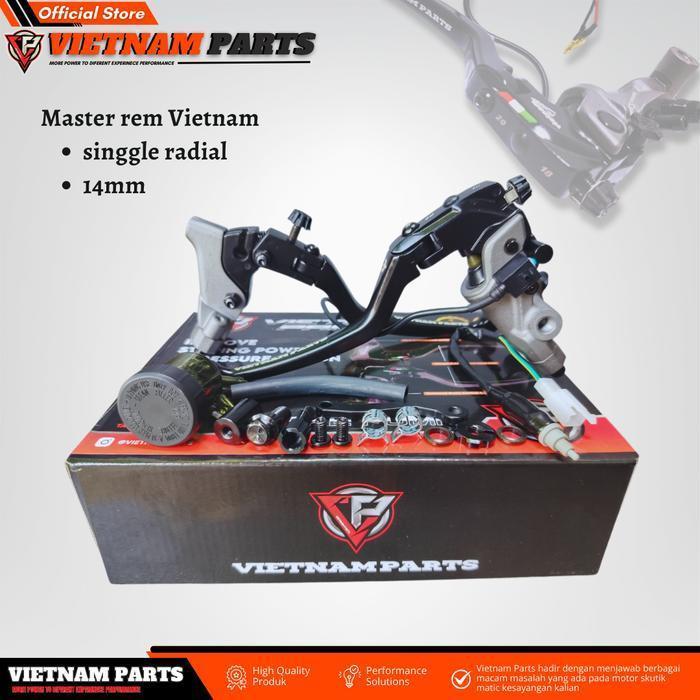 MASTER REM SINGGLE RADIAL VIETNAM PARTS UNIVERSAL VARIO/BEAT/GENIO/SCOOPY/STYLO DLL MASTER REM SET K