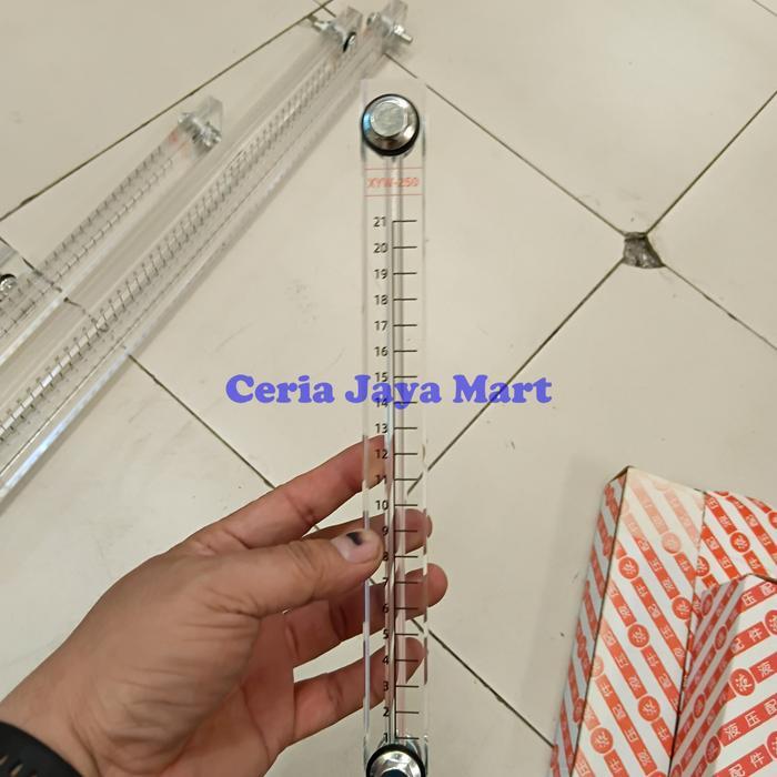 Water Level 250mm 10" Gauge XYW 250 / Tanki Level Gauge Level / Akrilik Level Gauge Water Oil Liquid