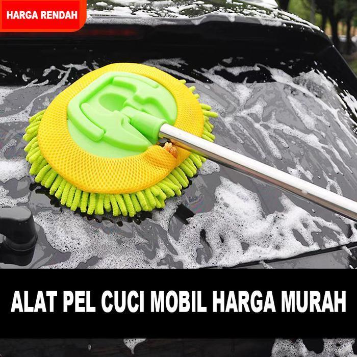 Alat Pel Untuk Sikat Pembersih Cuci Mobil Microfiber Kemoceng Bahan Cendol Multifungsi