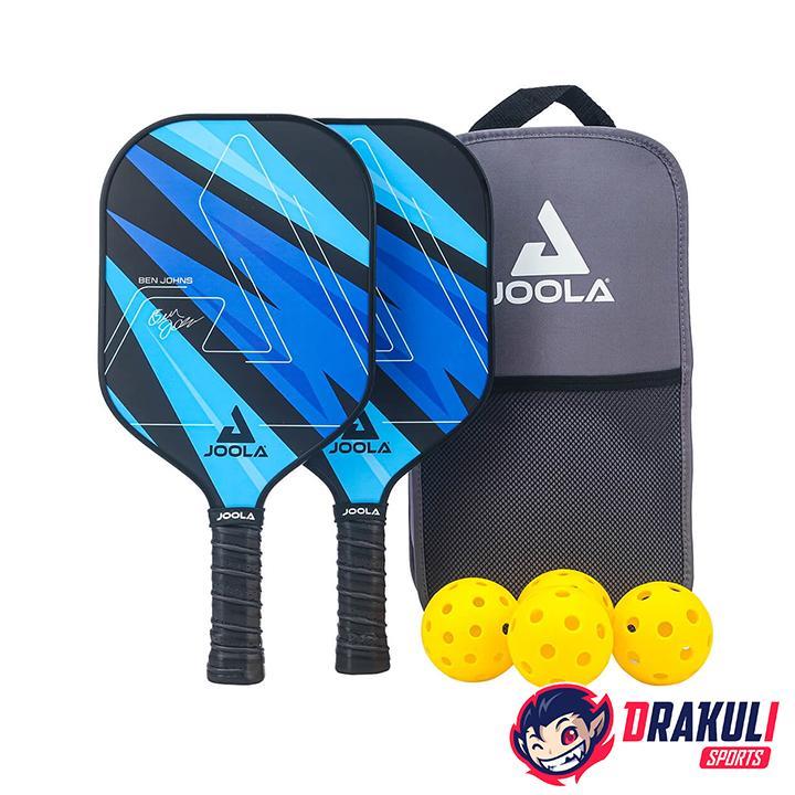 Pickleball Joola Ben Johns Blue Lightning Pickleball Paddle Set