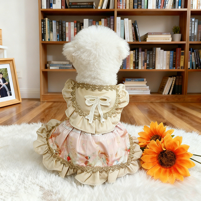 Tail Planet COD  Gaun Putri Kucing dan Anjing, Haute Couture Lolita, Hiasan Emas, Kostum Kelinci, An