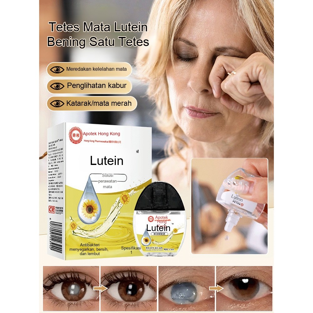 [Instan Redakan Mata Lelah & Kering] Tetes Mata Lutein Botol Tetes Praktis / Mata Lelah / Mata Kerin