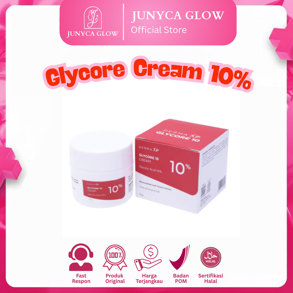 ORIGINAL Glycore 10 Cream Untuk Hiperpigmentasi Dan Noda Hitam