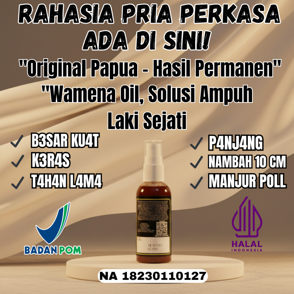 minyak wamena oil original pembesar minyak lintah hitam pembesar joni pembesar vital pria original p