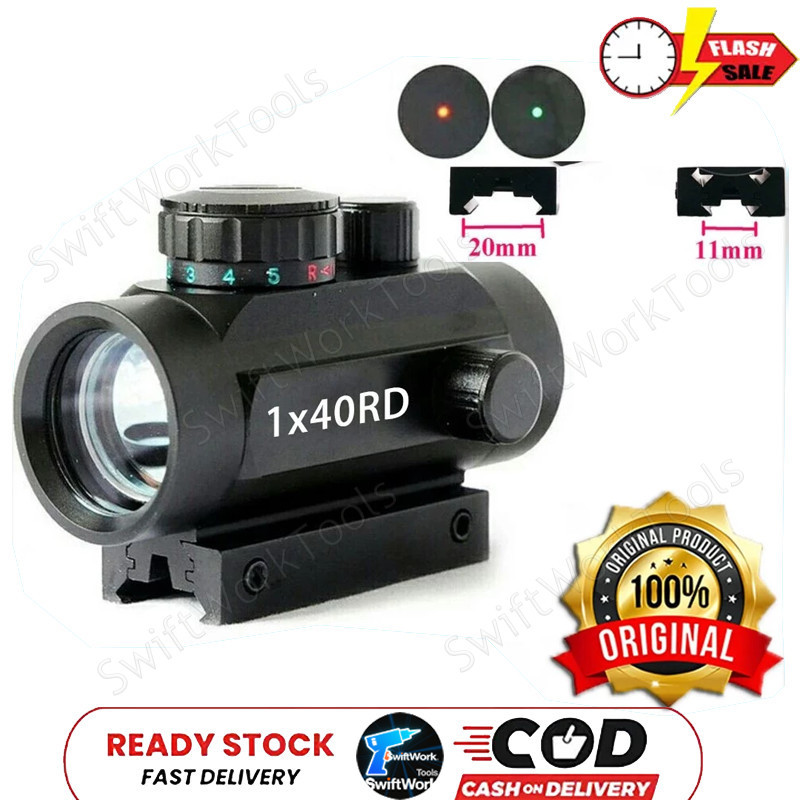 Redot 1x40 Rd Red Dot Busnell Laser Redot Redot Scope Barry Teleskop Bushnell Reddot Teleskop 1X40 R