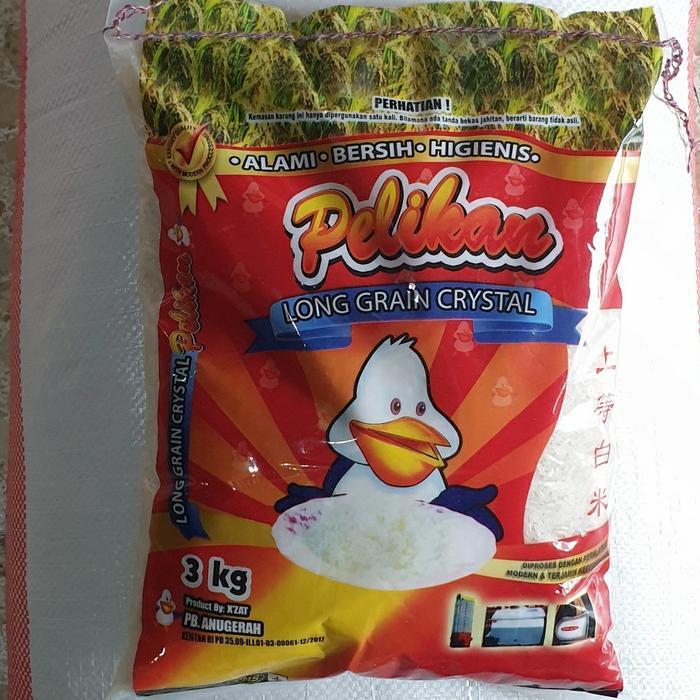 Beras Pelikan Premium Kemasan 3 Kg