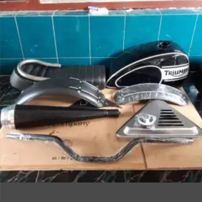 [GM] PAKET MOTOR CUSTOM SCRAMBLER PNP TIGER MEGAPRO BYSON SCORPIO Paket Tangki Motor