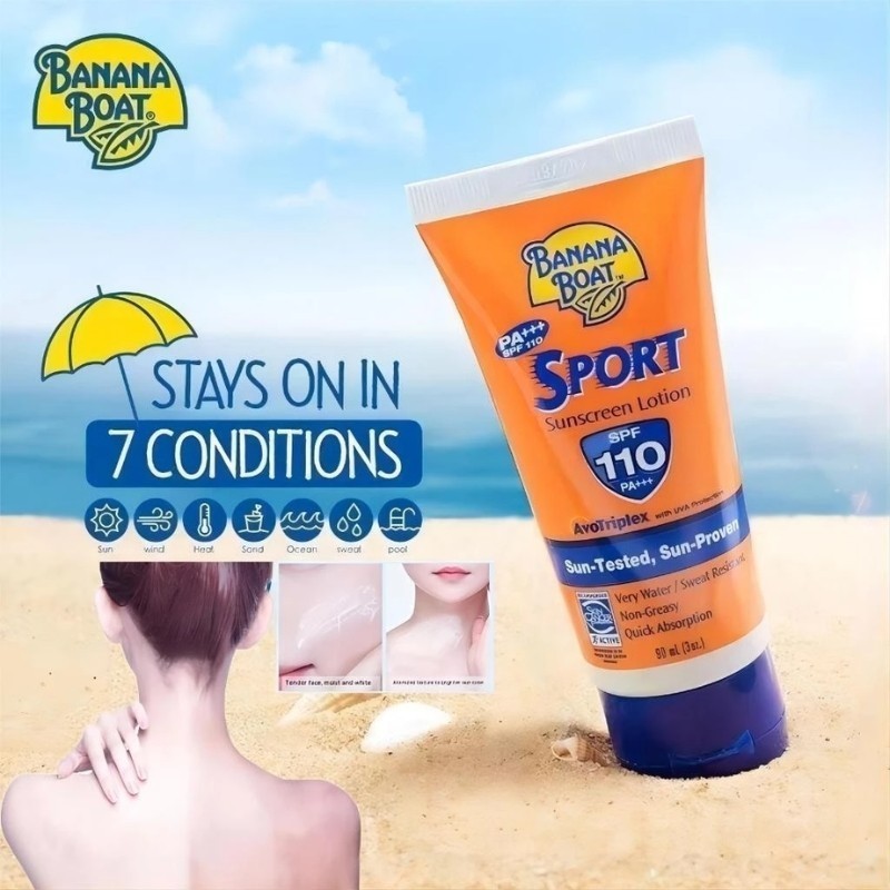 Banana Boat Ultra Protect Sunscreen SPF 110 PA++++ 90ml & Banana Boat Sunblock Sport SPF50PA++++90ML