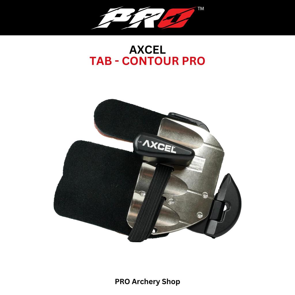 AXCEL FINGER TAB CONTOUR PRO | FINGERTAB CORDOVAN PELINDUNG TANGAN PANAHAN | RECURVE STANDARD NASION