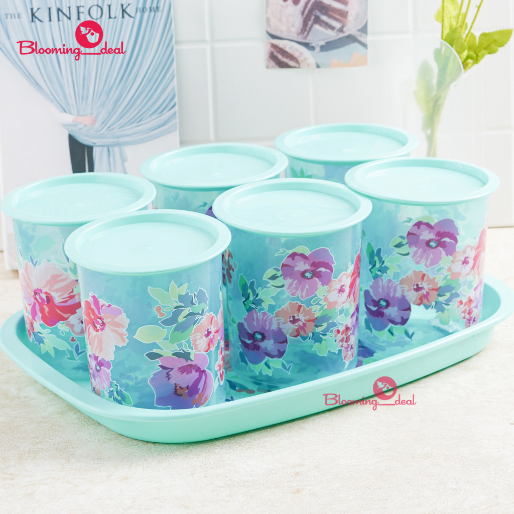 Calista Tobaki Toples Kue Lebaran Set 7 in 1 / Toples Ramadhan / Toples Lebaran dan Nampan
