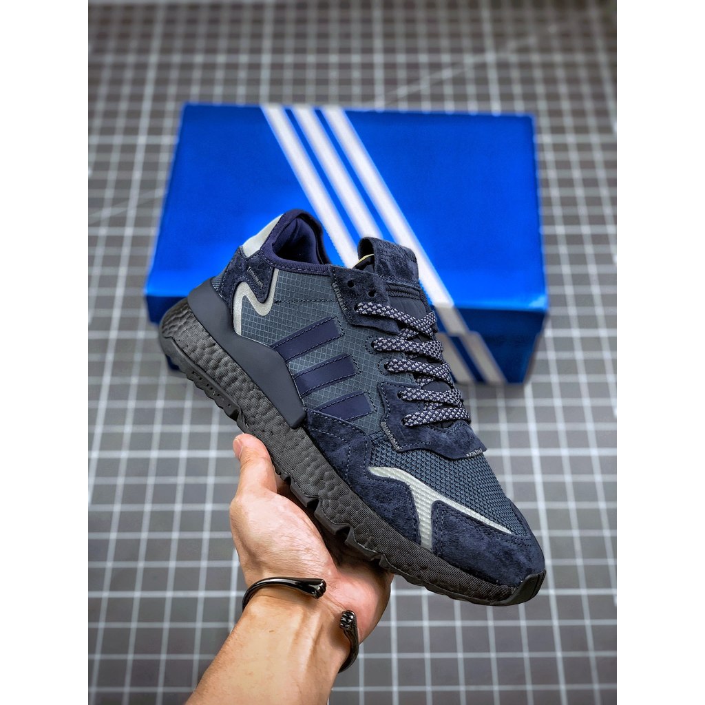 Sepatu Adidas Nite Jogger 2019 Boost Trefoil Kolaborasi Premium