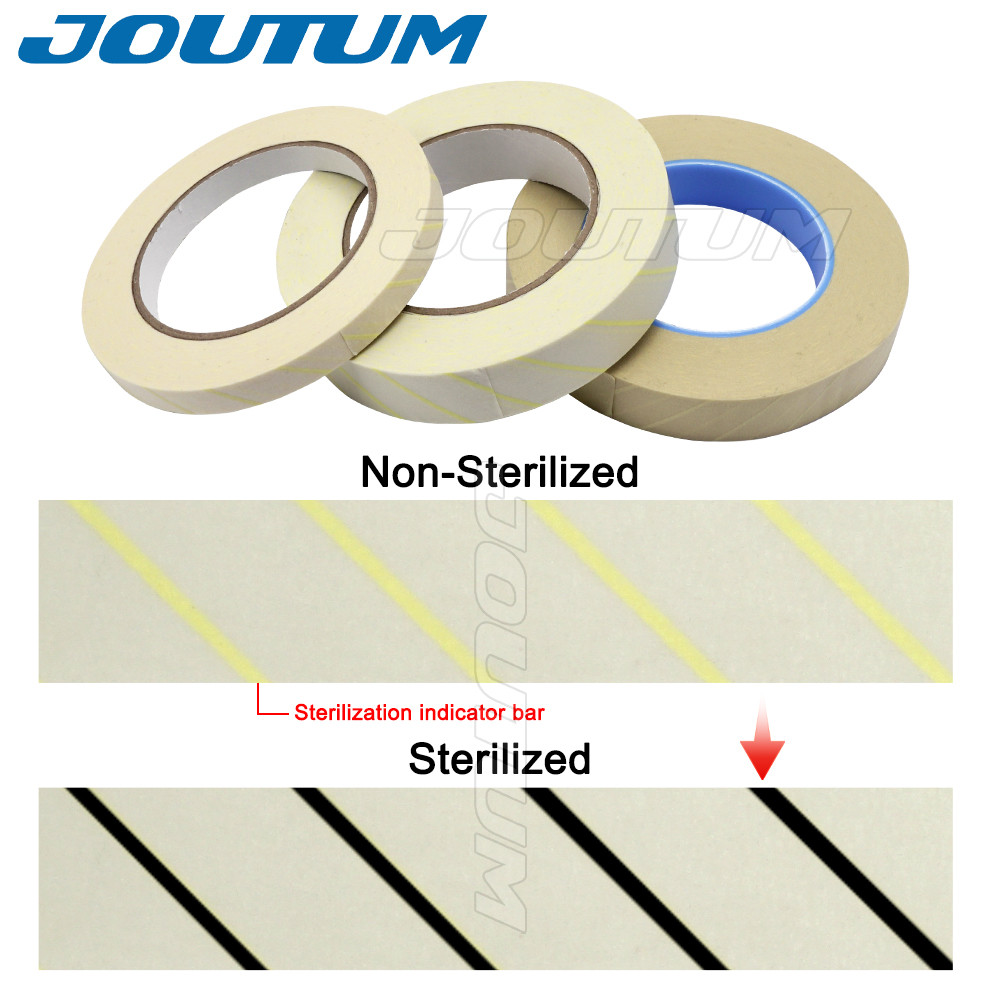 Dental Sterilization Incator Tape Strips High-Temperature Steam Dentistry Sterilizer Tape Paper Auto