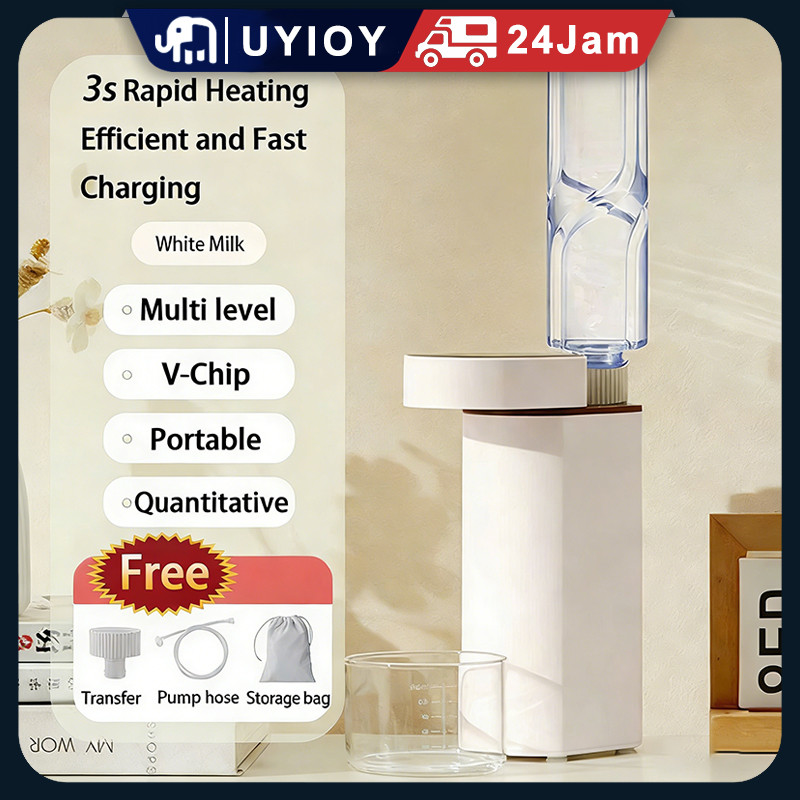 Dispenser Air Panas Dingin Dispenser Air Portable Lipat, Pompa Galon Elektrik untuk Air Panas/Dingin