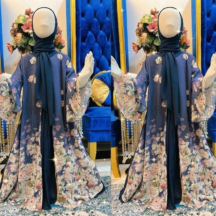 PROMO LEBARAN HANUM SWAROSKI SERIES SET SYARI ANAK ORIGINAL Gamis Muslim Setelan Dress Mewah Mutiara