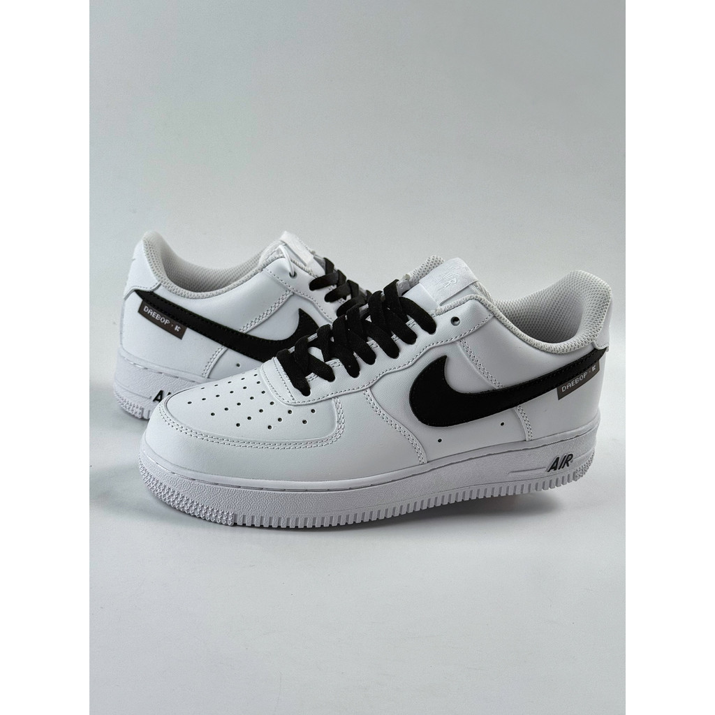 NK AF1 Low 07 Putih Hitam Sepatu Kasual