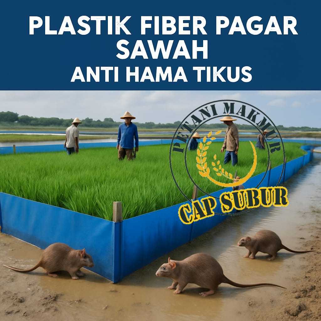 PLASTIK FIBER SAWAH TINGGI 80 CM DAN 60 CM / PLASTIK PAGAR SAWAH / PLASTIK FIBER PAGAR TEBAL