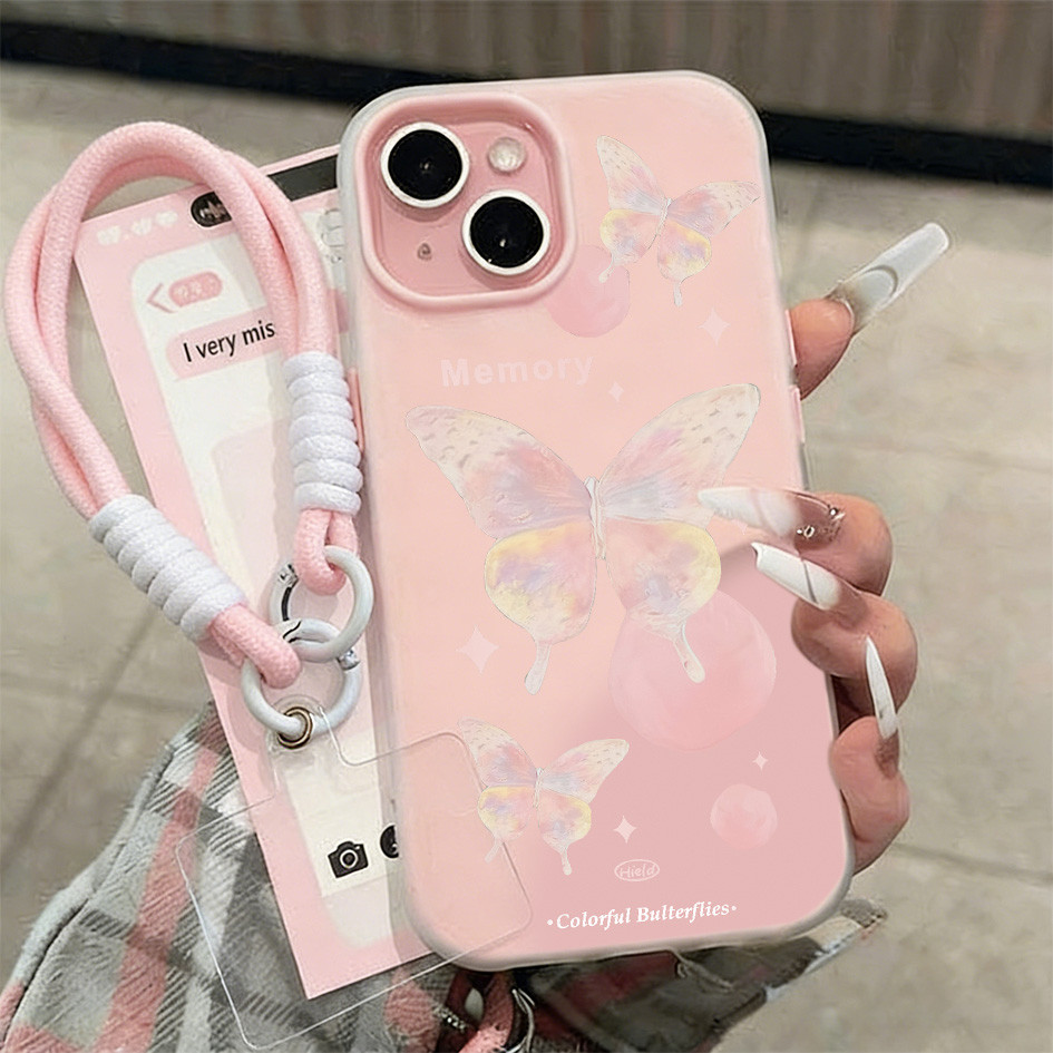 Lucu 2 In 1 Aesthetic Case Iphone 17 Pro Max 13 11 15 14 16 Plus 12 Pro Case