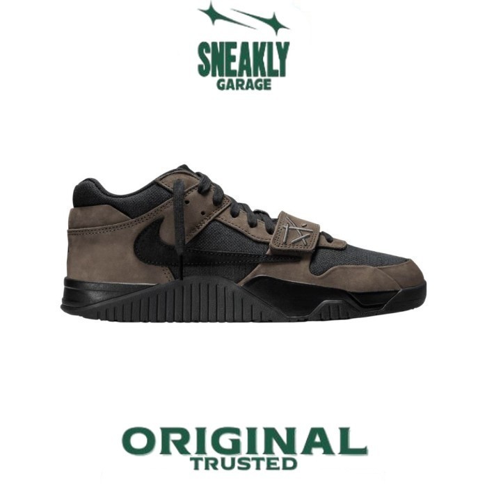Sepatu Nike Travis Scott Air Jordan Jumpman Jack TR Dark Mocha  Sneakers Unisex