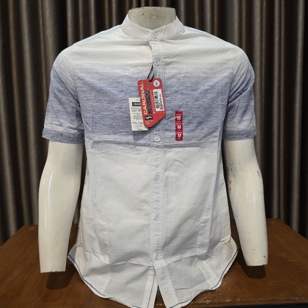 PROMO besar Koko Cardinal Jeans Original Lengan Pendek Slimfit Terbaru