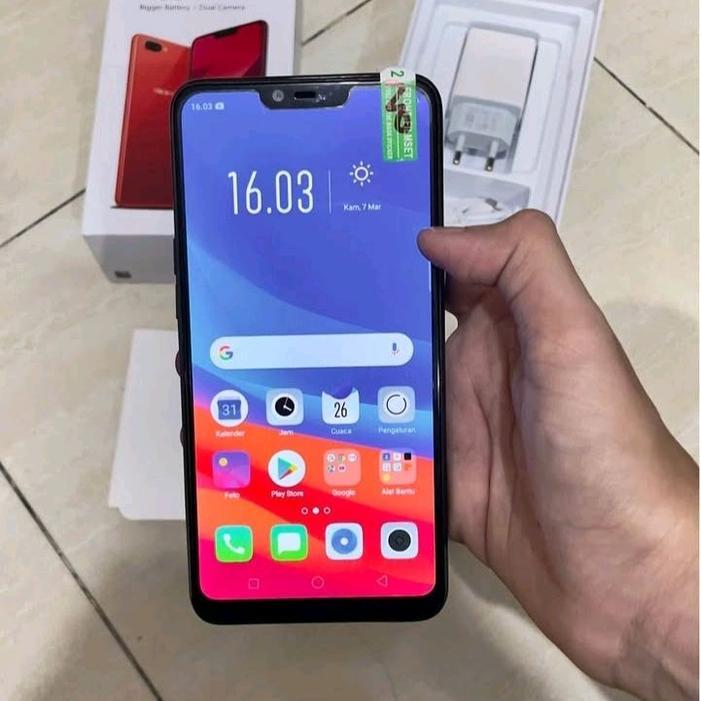 HP Ram Besar Murah Oppo A3s 6/128 Gb Fullset Baru Lengkap Second