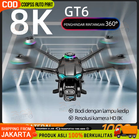 COD GT6 GPS Drone kamera jarak jauh fotografi udara profesional murah dual camera drone premium laki