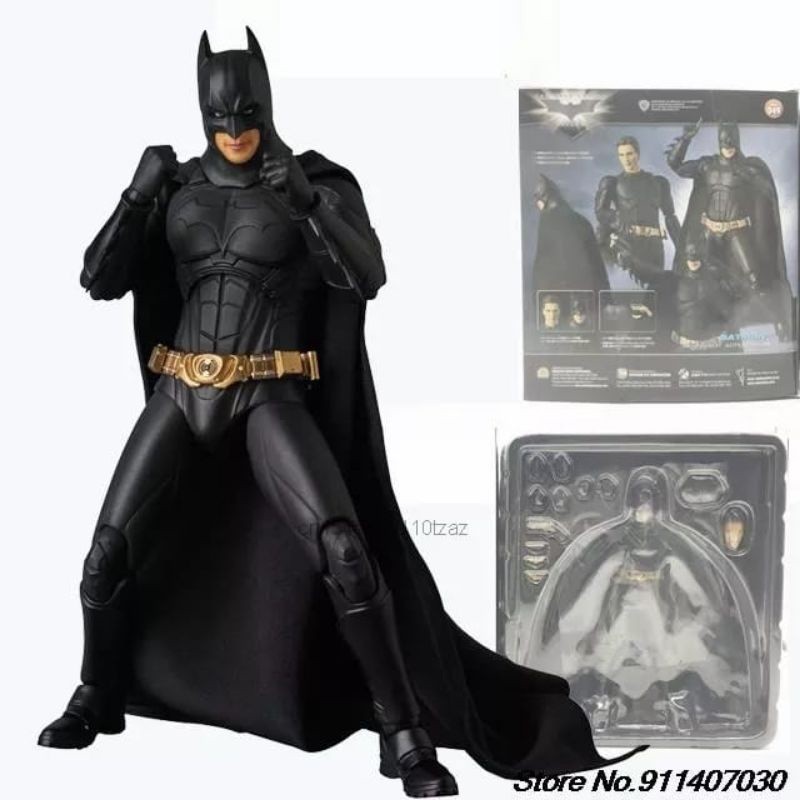 mainan action figure mafex batman figur