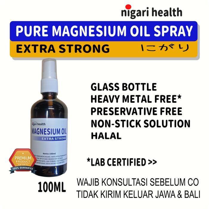 Maestro Mansion Magnesium Oil Spray Extra Strong 100ml, Food Grade, Alami