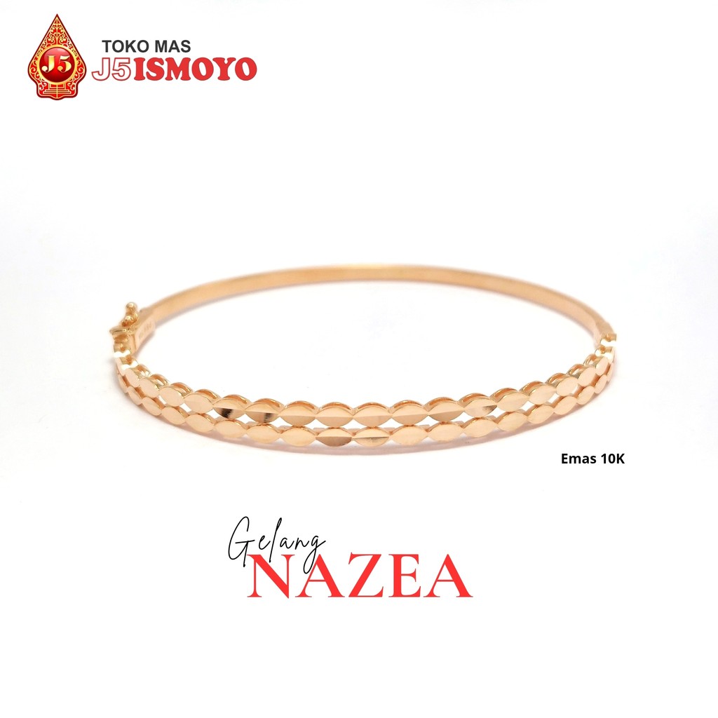 Gelang Emas Mas Asli Model Bangle Nazea J5 Ismoyo
