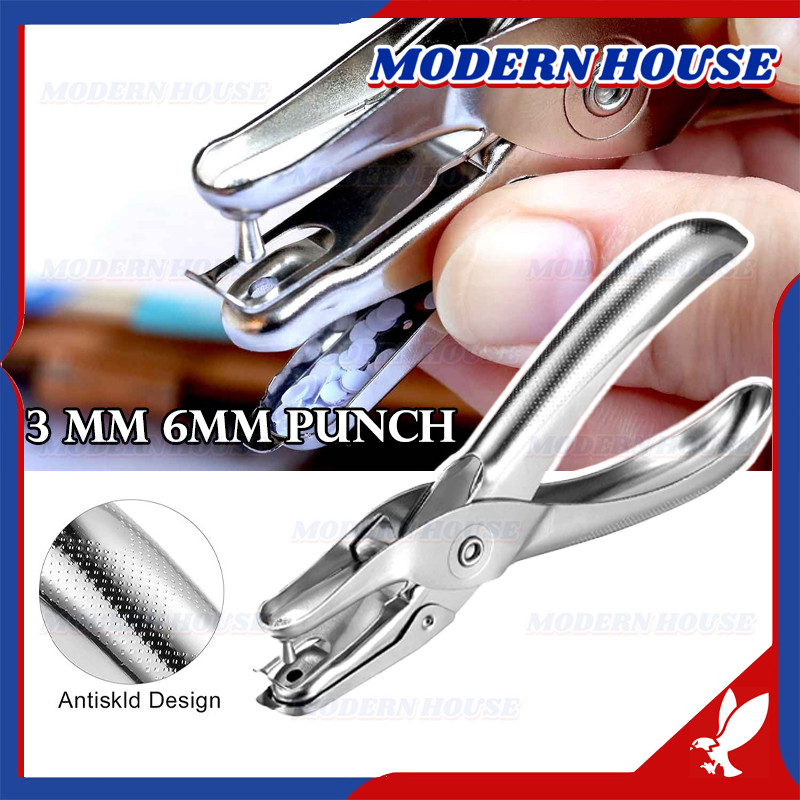 3MM/6MM PUNCH/PERFORATOR Etona ONE HOLE PUNCH Cocok buat hang tag ONE HOLE HANG TAG PUNCHER CIRCLE
