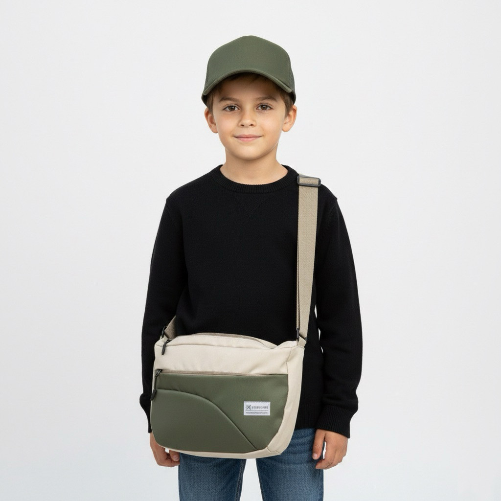 Tas Selempang Anak Laki-Laki Mengaji Sling bag Kids Boy Exciteds Muat Buku